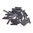 BLACK ROLL PIN KIT BROWNELLS 5/32" DIA., 3/4" (19MM) LENGTH ROLL PINS 36 PACK - Laadukkaat mustasta teräksestä valmistetut rullatapit aseisiin ja työpajatöihin. Helppokäyttöinen ja turvallinen! 🔧✨
