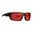 🔍 Apex Eyewear - ballistiset aurinkolasit mustalla kehyksellä ja harmailla linsseillä punaisella peilillä. Tarjoaa huippuluokan suojaa ja tyyliä. 🌞 Osta nyt!