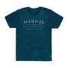 MAGPUL GO BANG PARTS CVC T-SHIRT BLUE STONE HEATHER 2XL