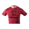 MENS TSHIRT  CARDINAL W/ BROWNELLS LOGO XS