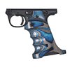 VOLQUARTSEN LAMINATED GRIPS FOR RUGER MARK IV 22/45 BLUE