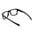 RIDER EYEWEAR  BLACK FRAME, CLEAR LENS